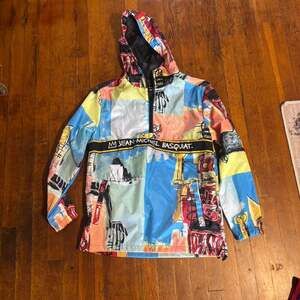 Reason x Jean-Michel Basquiat All-Over Print Anorak Jacket